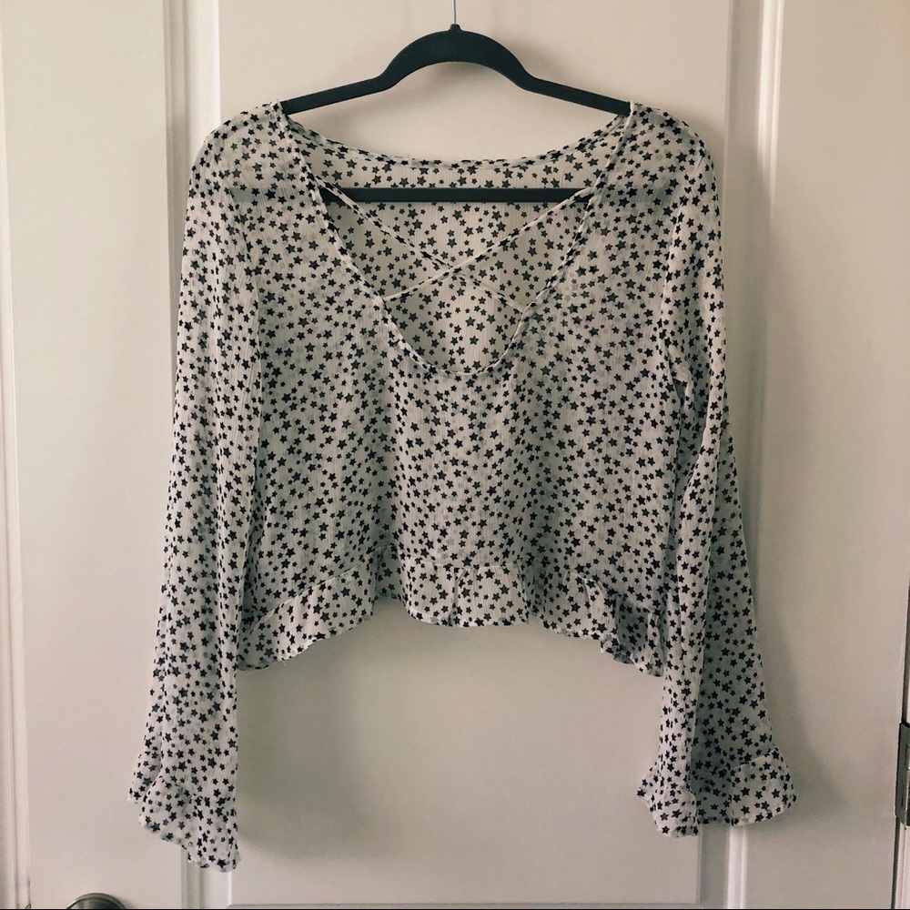 Star Pattern Blouse - Picture 6 of 11